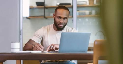 man on laptop